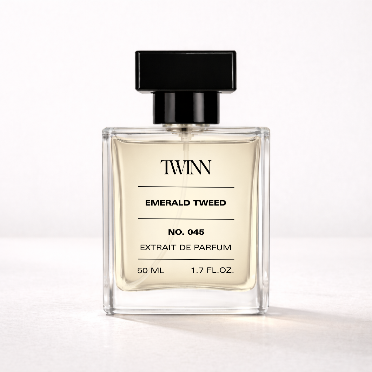 Emerald Tweed fragrance bottle - Green Irish Tweed inspired luxury perfume by TWINN Scents
